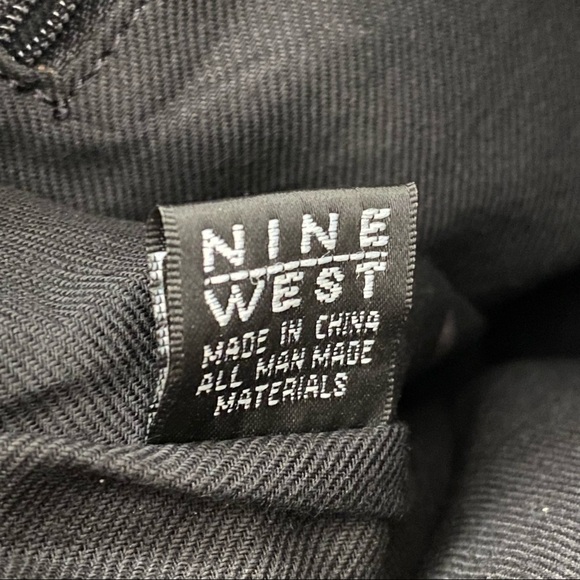 Nine West | Vintage Leopard Print Shoulder Bag | Black & Brown - Picture 4 of 12